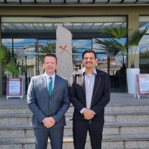 Dr. João Bersch e Policial Fábio