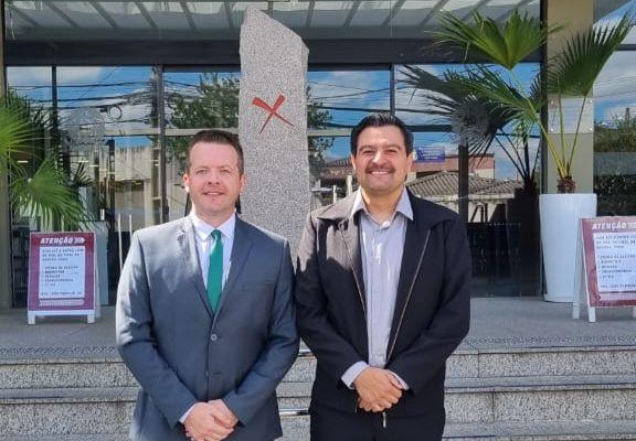 Dr. João Bersch e Policial Fábio